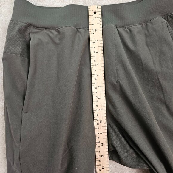 lululemon Jogger Pant Stretch Zip Pocket Green Athletic Gym Performance Mens M - Picture 7 of 16